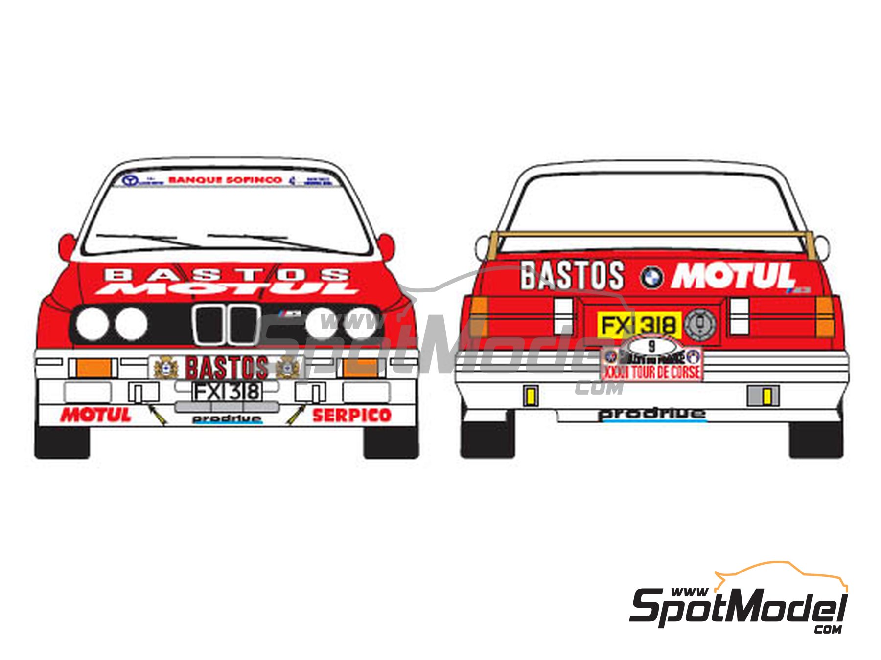 Renaissance Models TK24/433: Marking / livery 1/24 scale - BMW M3